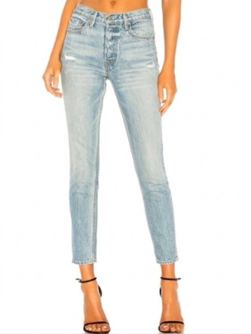Grlfrnd Karolina Button Fly Jeans Size 25